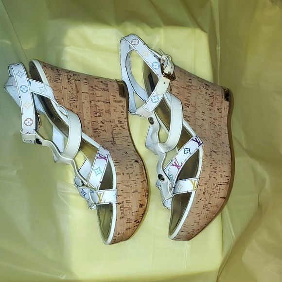 Louis Vuitton  Monogram Multi color  Wedge - Picture 10 of 16